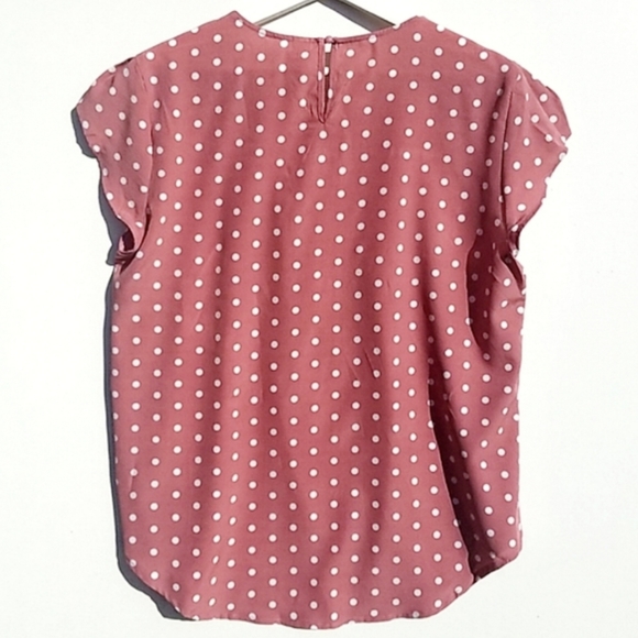 Polka Dot Blouse ~ NWOT - Picture 4 of 5